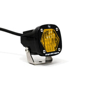 Baja Designs Auxiliary LED Light Pod Each S1 Series Wide Cornering Pattern Baja Amber Lens Universal 380015
