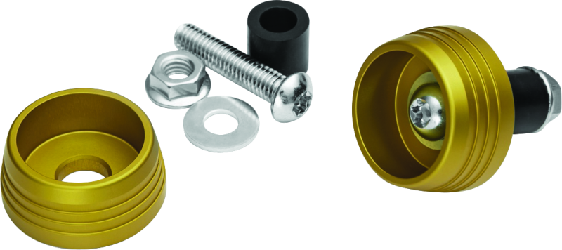 Kuryakyn Gold Lodestar Axle Sliders 3801