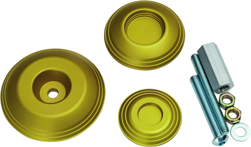 Kuryakyn Gold Lodestar Rear Axle Sliders 3802