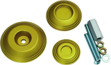Kuryakyn Gold Lodestar Rear Axle Sliders 3802