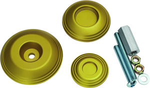Kuryakyn Gold Lodestar Rear Axle Sliders 3802