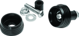 Kuryakyn Black Lodestar Axle Sliders 3804