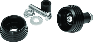Kuryakyn Black Lodestar Axle Sliders 3804
