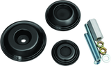 Kuryakyn Black Lodestar Rear Axle Sliders 3805