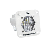 Baja Designs Auxiliary LED Light Pod Each White Flush Mount S1 Series Wide Cornering Pattern Clear Lens Universal 381005WT