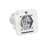 Baja Designs Auxiliary LED Light Pod Each White Flush Mount S1 Series Wide Cornering Pattern Clear Lens Universal 381005WT