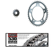 530 BMXR Chain, Front & Rear Steel Sprocket Kit SUZUKI GSX-R1000 2001-2006