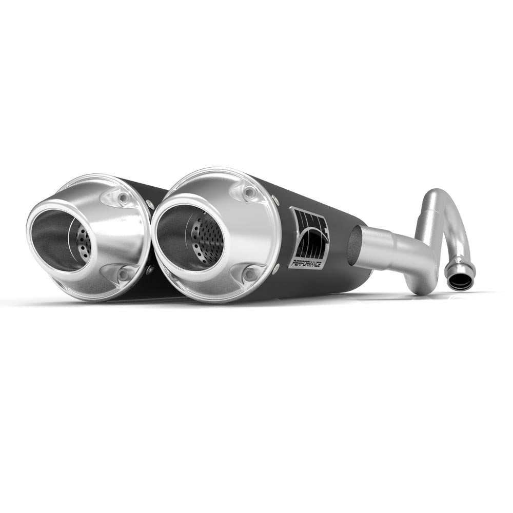 HMF Dual Full Exhaust for Polaris RZR XP 900 11-14