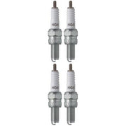 Set 4 NGK Standard Spark Plugs for Kawasaki ZX750-J 1992-1991 Engine 750cc