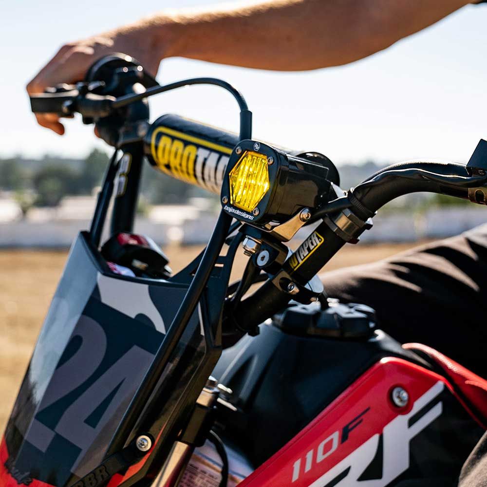 Baja Designs Auxiliary LED Light Pod Each S1 Series Wide Cornering Pattern Clear Lens Universal 387002