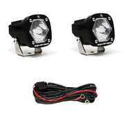 Baja Designs Auxiliary LED Light Pod Pair S1 Series Spot Pattern Clear Lens Universal 387801