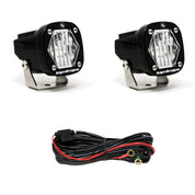 Baja Designs Auxiliary LED Light Pod Pair S1 Series Wide Cornering Pattern Clear Lens Universal 387805