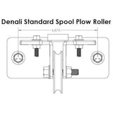 DENALI Plow Pulley Fairlead for Winches with 3" x 4.875" Bolt Pattern MA11212
