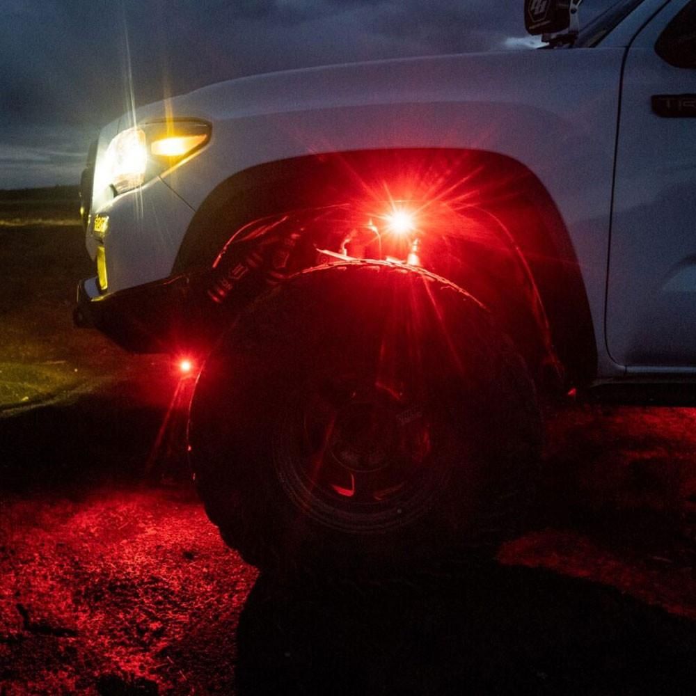 Baja Designs LED Rock Light Each Green Lens Universal 398047