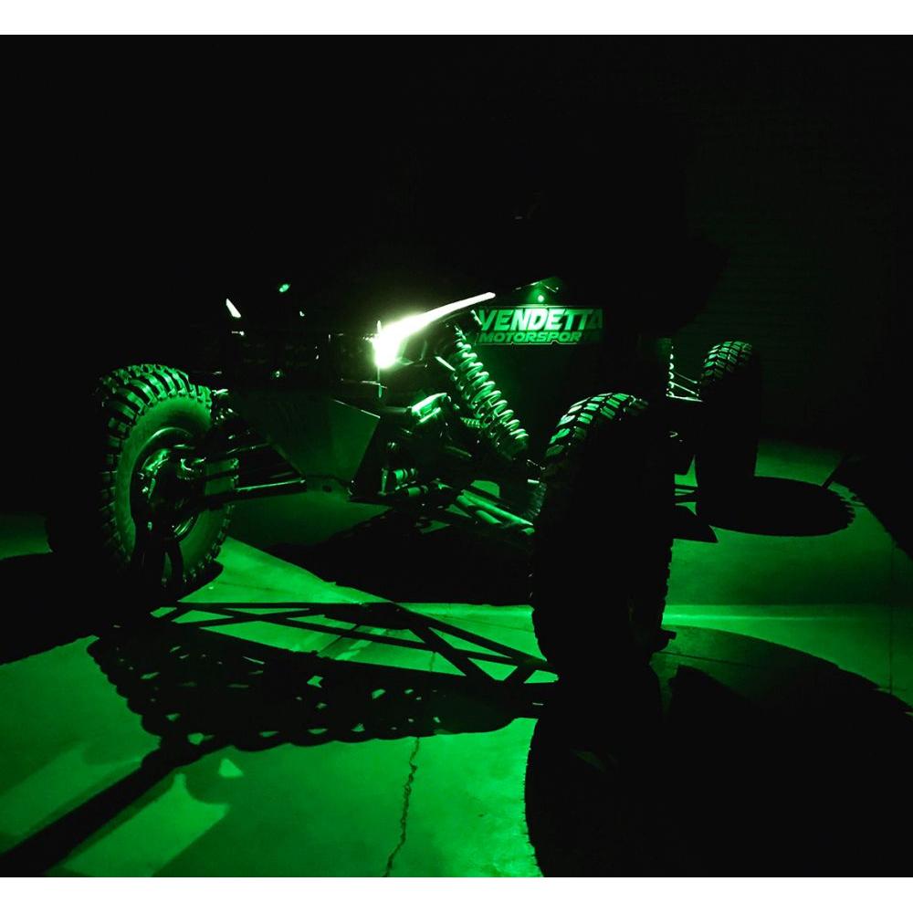 Baja Designs LED Dome Light Each With Switch Green Lens Universal 398056
