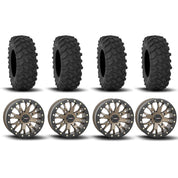System 3 SB-4 Beadlock Bronze 15" Wheels And XTR370 Tires [33x10-15]