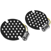 Letric Lighting Flat Style Turn Signal Inserts Amber Front