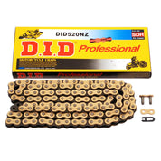 DID 520NZ Super Non-O-Ring Chain 120 Links Natural for ATV/UTV