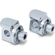 Kuryakyn Non-Pivot Splined Peg Adaptors Chrome