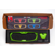 Seizmik Halo-RA Series Cast Aluminum Trim Kit Rearview - Green 56-18101