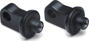 Kuryakyn Peg Adaptors Splined Satin Black