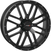System 3 ST-3 Simulated Beadlock Matte Black Wheel 22x6.5 4/137 4+2.5 (+10mm)