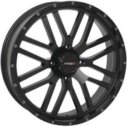 System 3 ST-3 Simulated Beadlock Matte Black Wheel 24x6.5 4/137 4+2.5 (+10mm)