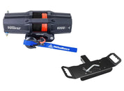 Viper V2 ATV Winch Kit 6000 lb Standard Spool With 40 Feet Orange Synthetic Rope With Mount