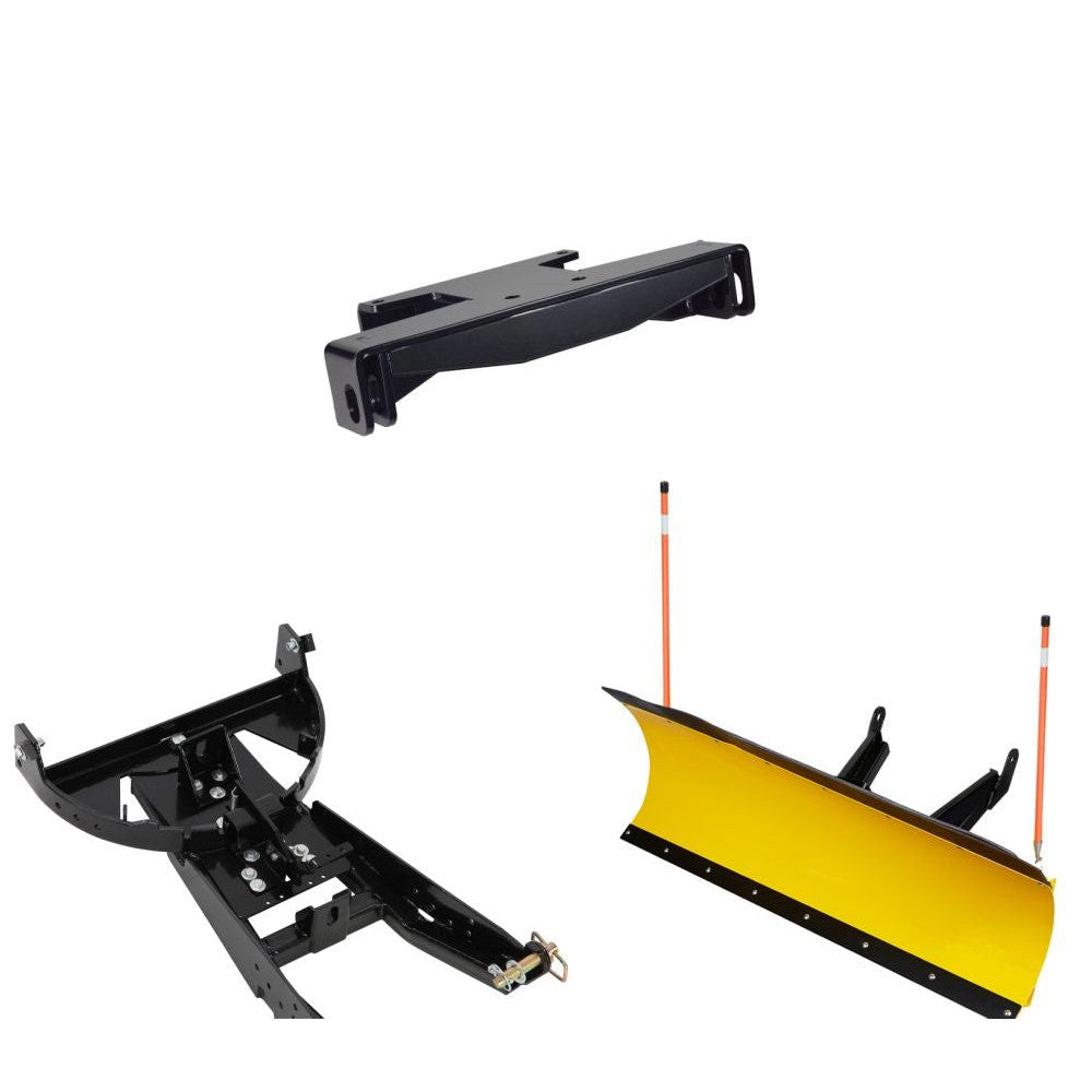 Denali Black UTV Snow Plow Kit For Arctic Cat Wildcat 1000 Sport 2012-2020