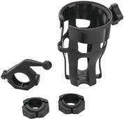 Kuryakyn Universal Black Reflex Drink Holder w/Bar Mount 6483