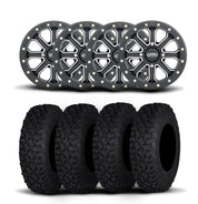 ITP Velocity Inertia 15" Matte Black Wheels And Coyote Tires [32x10R-15]
