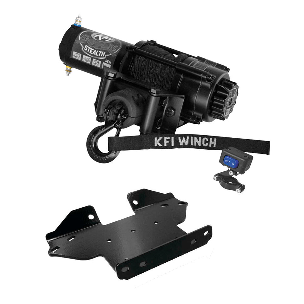 KFI 3500 lb Assault Winch And Optional Mount