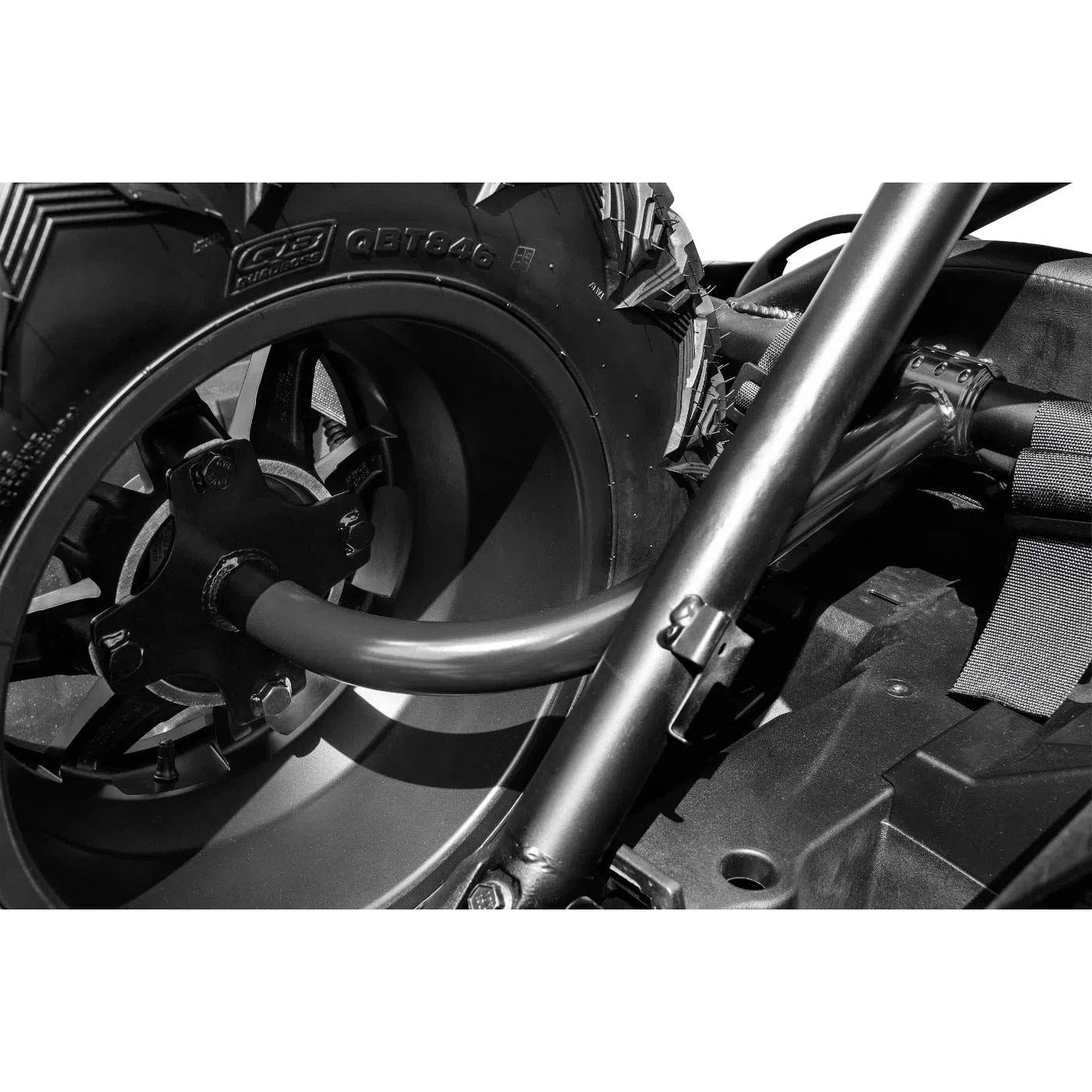 DragonFire Racing RacePace Spare Tire Carrier for RZR XP 1000 - Black - 01-1109