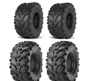 Kenda Set of Two K299 Bear Claw Tires (6 Ply) [27x9-12] And Two (6 Ply) [27x10-12] Tires