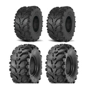 Kenda Set of Two K299 Bear Claw Tires (6 Ply) [27x9-12] And Two (6 Ply) [27x10-12] Tires
