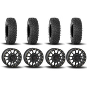 System 3 SB-5 Beadlock Matte Black 15" Wheels And XC450 Tires [32x10R-15]