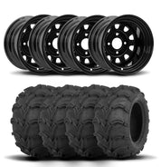 ITP Delta Steel 12" Wheels And Mud Lite Tires [30x12-12]