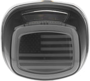 Kuryakyn Tracer Smoke US Flag LED Taillights with License Light 2926