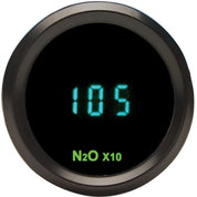 Dakota Digital Round N2O Nitrous Pressure Gauge 0-2000psi Teal Display ODYR-23-1