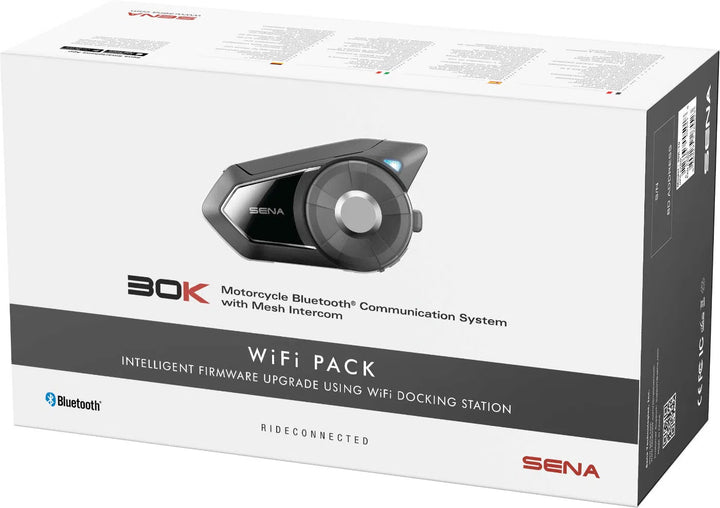 Sena 30K-10 Bluetooth Motorcycle Communication System With Wifi Dock Single Pack