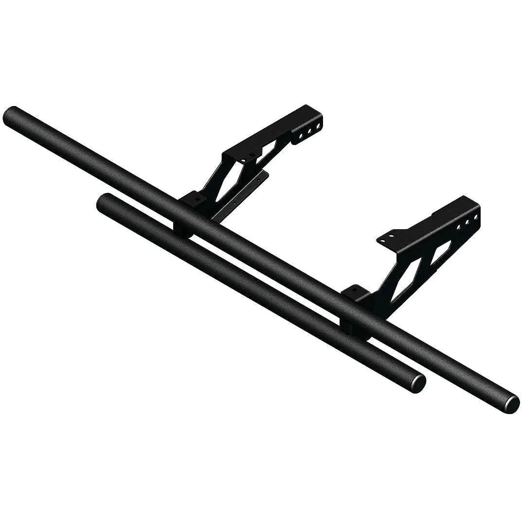 KFI Double Tube Rear Bumper - Black - 101525