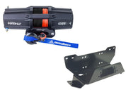 Viper V2 UTV Winch Kit 4500 lb Standard Spool With 40 Feet Black Synthetic Rope With Mount For Honda Pioneer 700/4 2014-2021