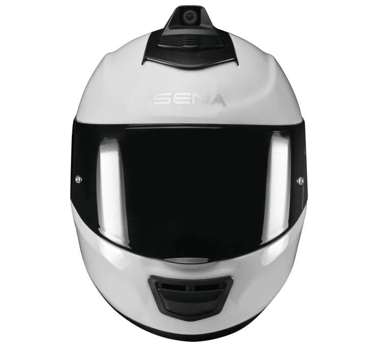 SENA Momentum INC Pro Bluetooth Camera Helmet Glossy White 2XL MOI-PRO-GW-XXL-01