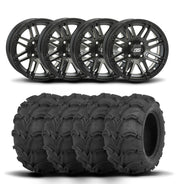 ITP SS316 12" Wheels And Mud Lite Tires [27x12-12]