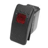 DragonFire Racing On/Off Rocker Switch - Red Light - 04-0026