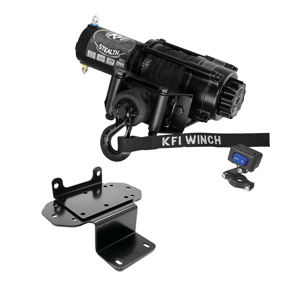 KFI 2500 lb Assault Winch And Optional Mount