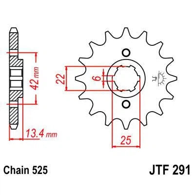 Front & Rear Sprocket Kit for HONDA CMX450 C Rebel-USA 86-87 JT Sprockets