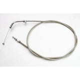 Motion Pro Stainless Steel Armor Coat Throttle Pull Cable Plus 2" 65-0305