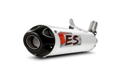 Big Gun ECO Brushed Aluminum Slip-On Exhaust With Black End Tip For Arctic Cat/Textron Models
