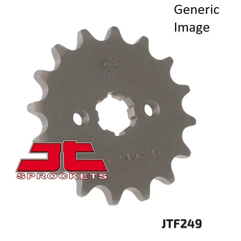 JT SPROCKETS Front and Rear Steel Sprocket Kit for OffRoad KAWASAKI KLX110 2002